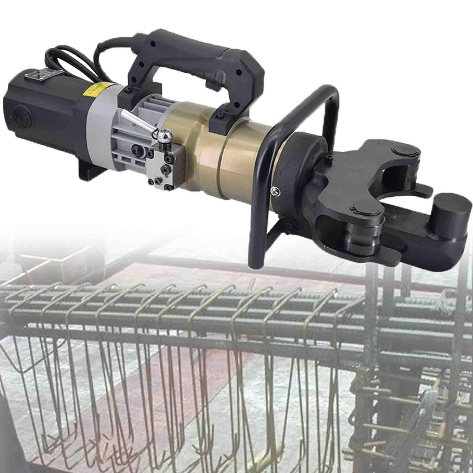 Ptatritious Multicolor 1200/1800W Electric Hydraulic Rebar Bender 8Mm-36 Mm, Handheld Hydraulic Steel Bar Bending Machine, Bending Angle 90-135 Degrees,Fast Bending Or Straightening 36E