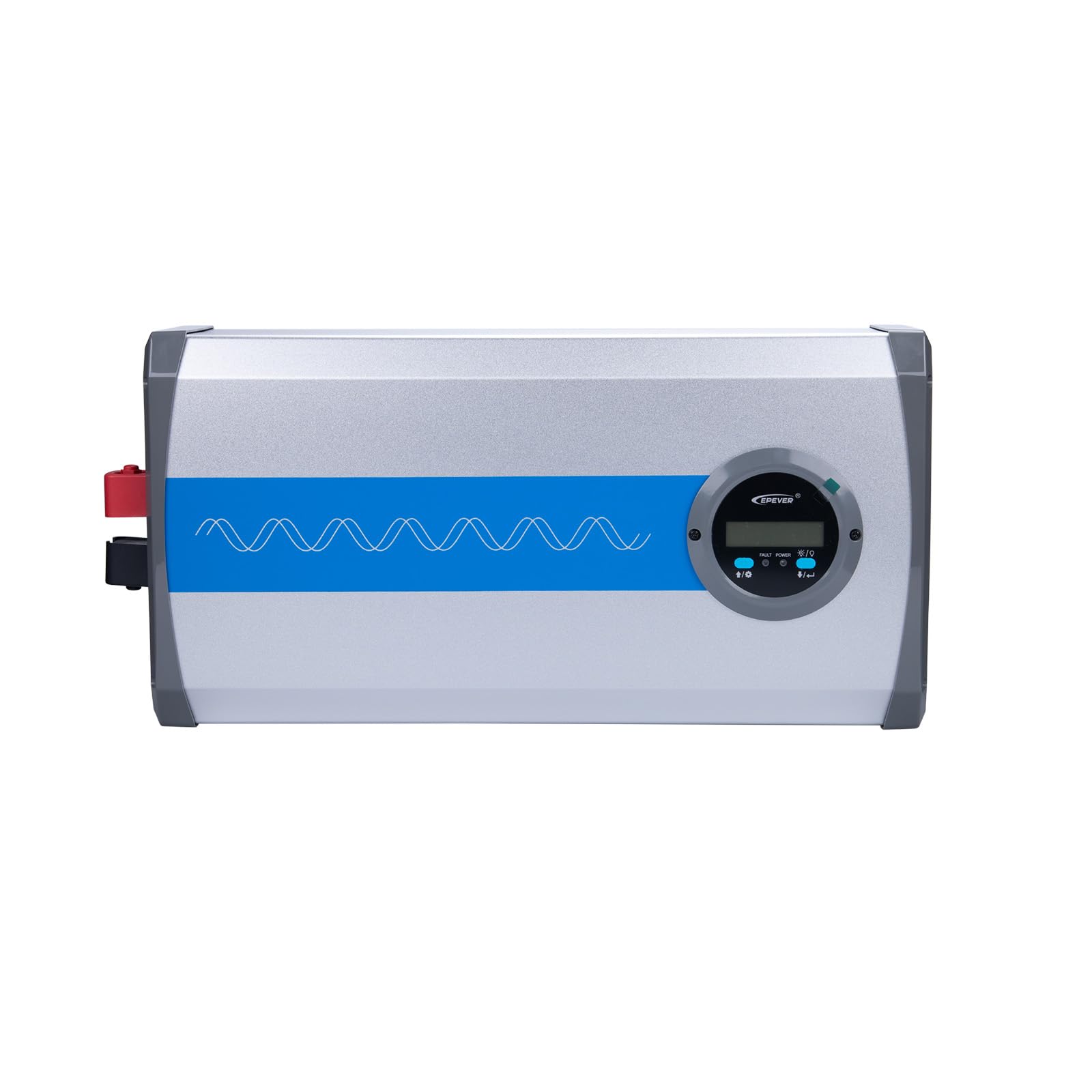 EPEVER IPower-Plus Series IP1000-12 Plus, 1000 W 12 V DC na 230 V AC przetwornica napięcia sinusoidalnego falownik z wyświetlaczem LCD, idealny do off-grid oświetlenia awaryjnego gospodarstwa domowego