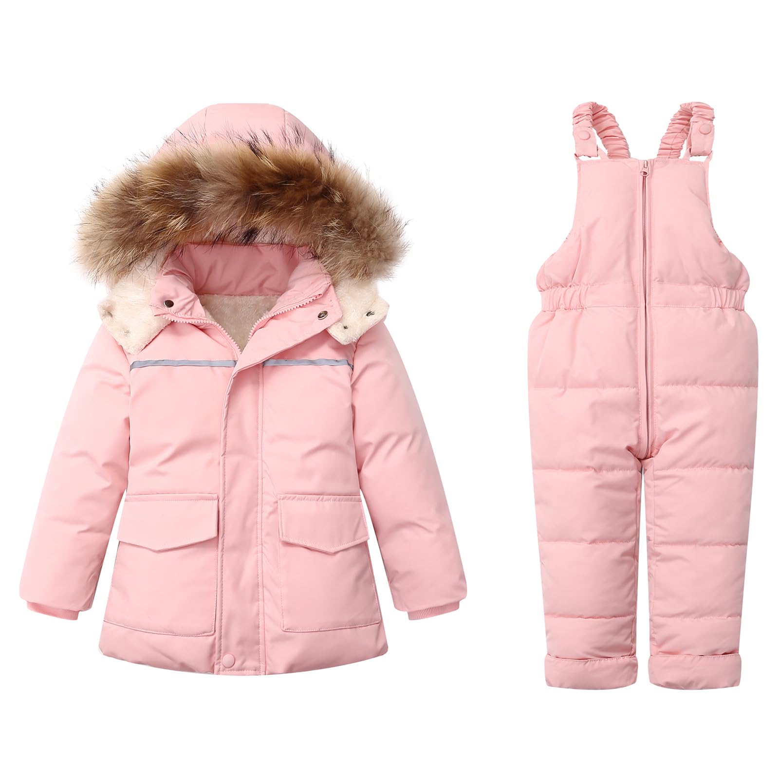 Fumdonnie Baby Snowsuit Toddler Girl Snow Suit Winter Coat Boy Clothes Ski Jacket 5T Pants