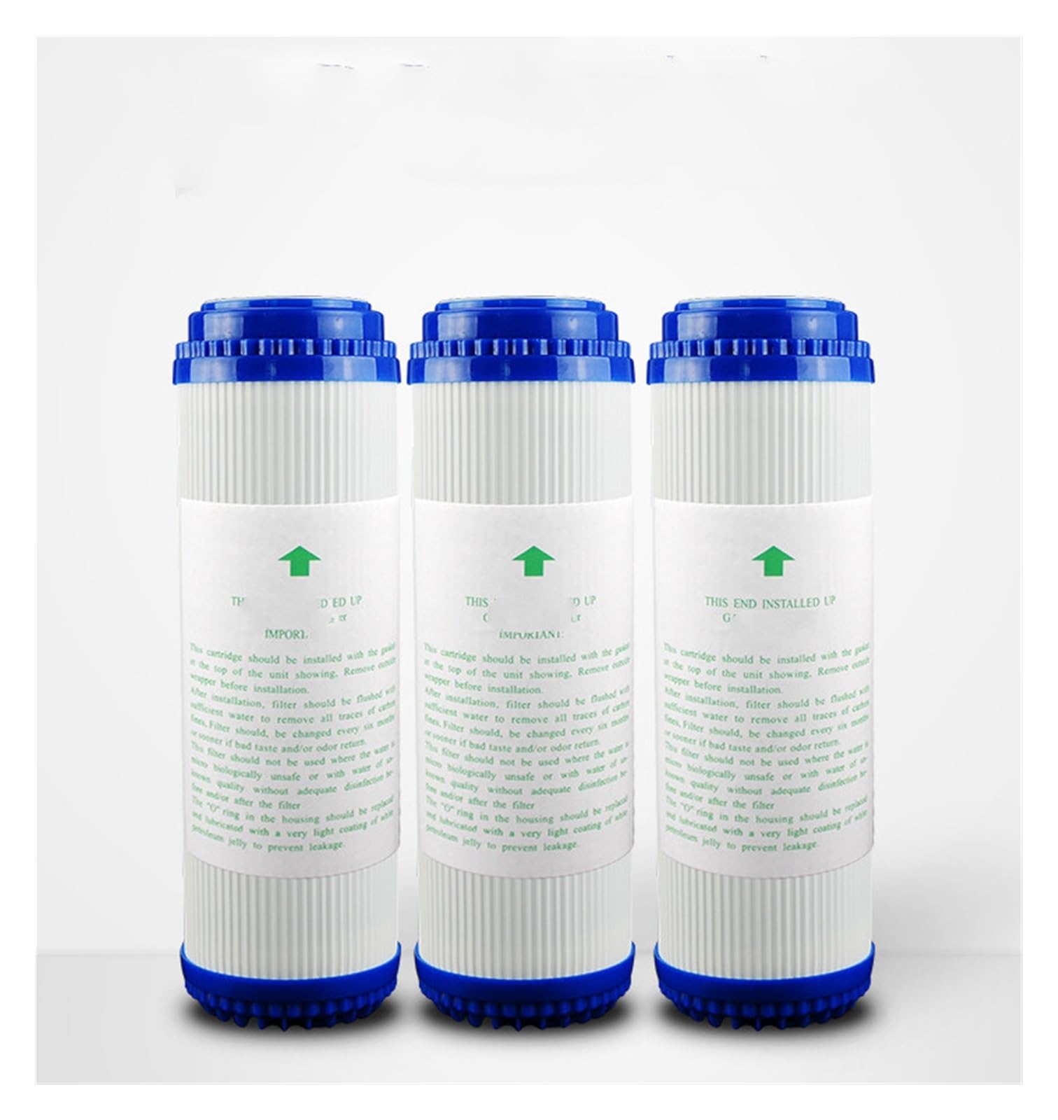 Piezas granulares del purificador del agua del filtro del carbono de la cáscara de coco de 10 pulgadas UDF | Accesorios Filtro de máquina de agua pura(2pcs)