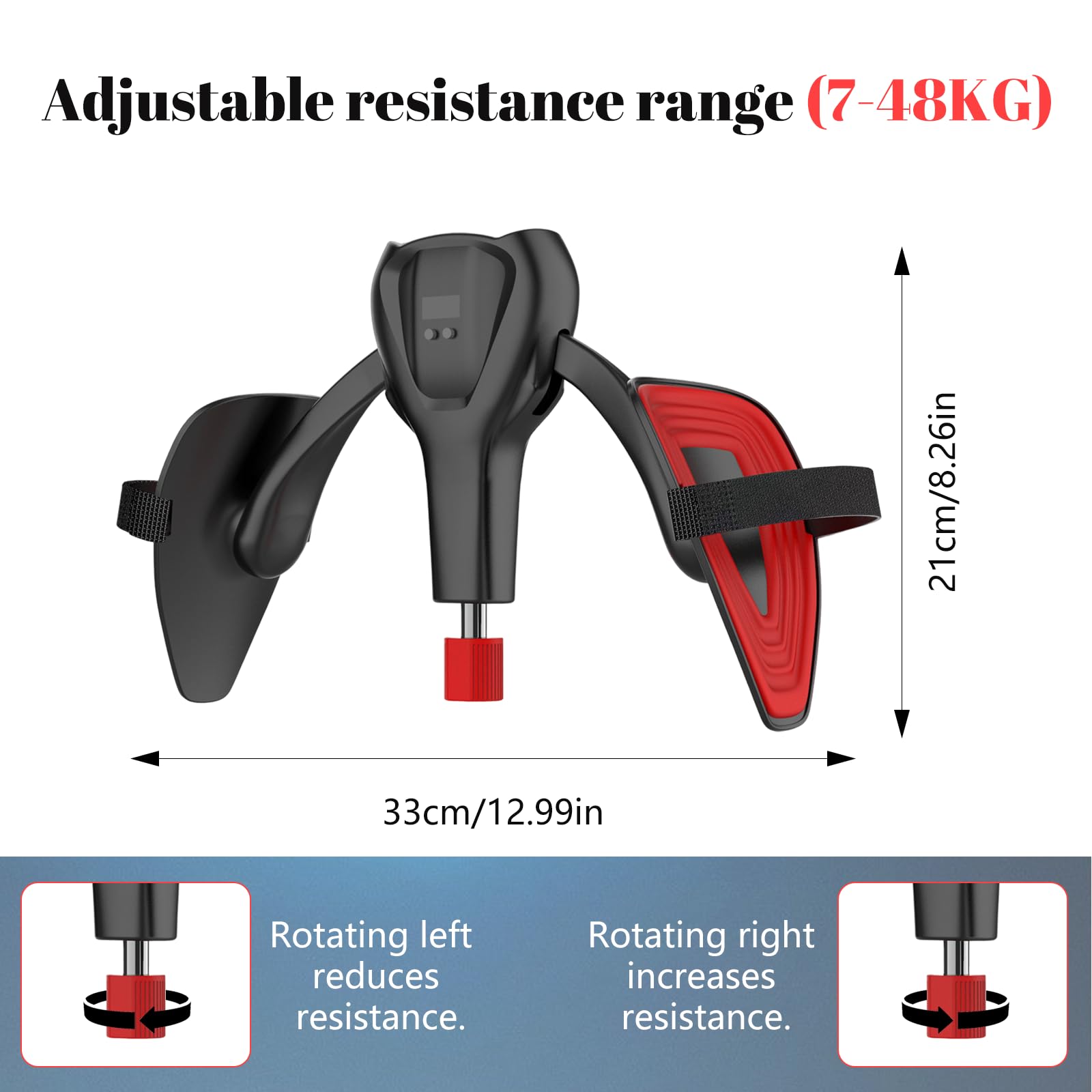 Appareil Musculation Fessier Femme Homme Appareil Musculation avec Compteur | Entraîneur de Muscle Pelvien Appareils Jambes et Cuisses avec Sangle Fixe, Fitness Maison