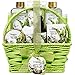 Christmas Gifts - Bath and Body Gift Basket For Women and Men – Magnolia and Tuberose Home Spa Set, Includes Fragrant Lotions, Massage Oil, Bath Towel and More - 9 Piece Set