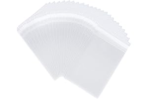 joybest Resealable Cellophane Cello Bags, 8x10 Inches, 1000 Pack