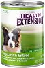 Health Extension Vegetarian Entrée Wet Dog Food, 12.5 oz - Protein-Rich Recipe, Hydration Support, Ideal for Sensitive Stomachs Case of 12 Cans