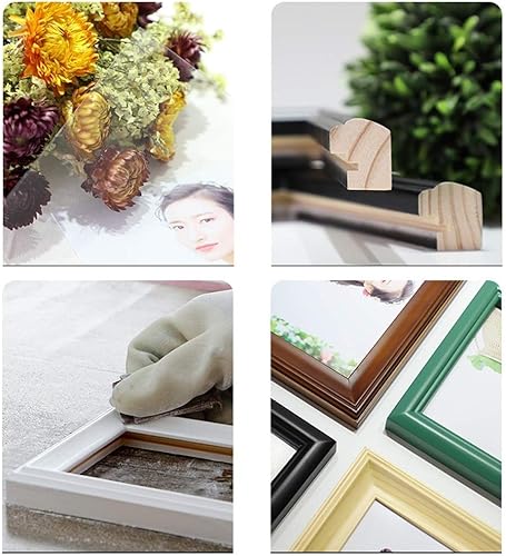 Miniatura 5 de Juego de marcos, marcos de collage de galería de pared con plantilla para colgar, decoración de pared, sala de estar, dormitorio, marco de fotos de