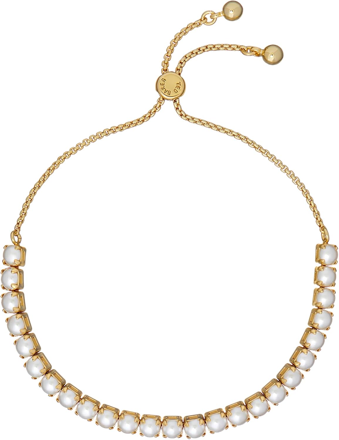 Ted Baker London Melrah Icon Crystal Slider Adjustable Tennis Bracelet for Women