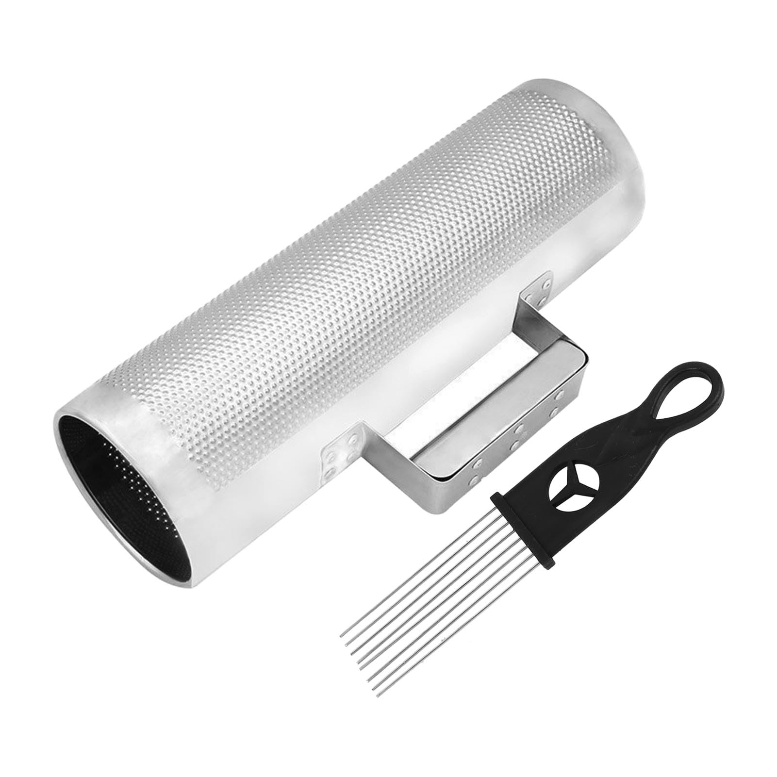 Guiro Shaker à percussion en aluminium, instrument de musique pour l'éducation précoce des enfants, Guiro en métal durable avec brosse à gratter, outil de rythme portable pour