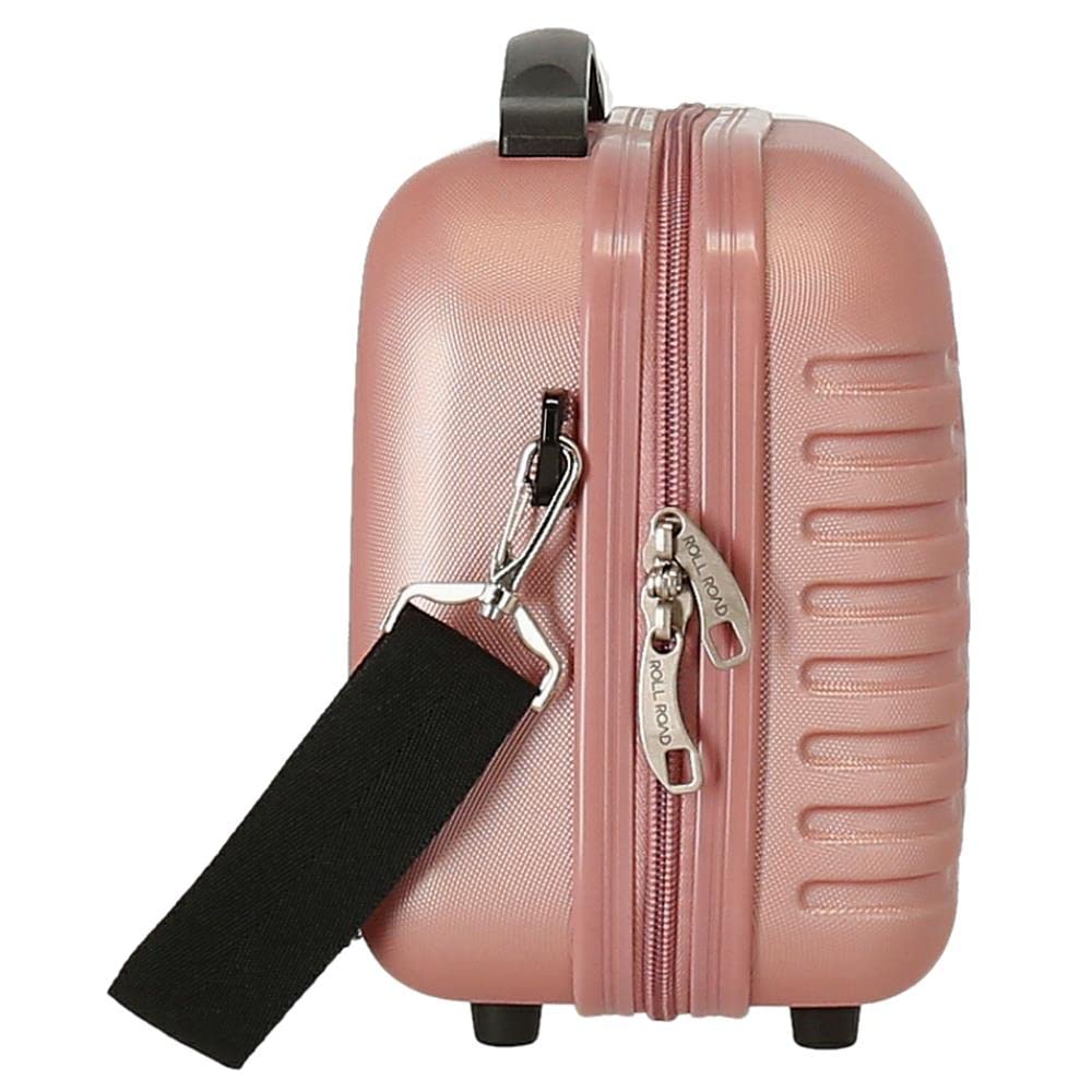 ROLL ROAD, CARNE, Beauty case adattabile con tracolla
