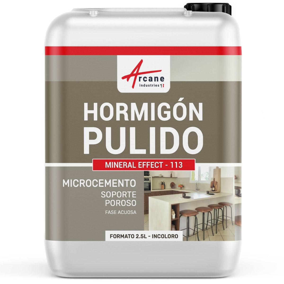 Tapaporos para hormigón pulido - 2.5 L - ARCANE INDUSTRIES
