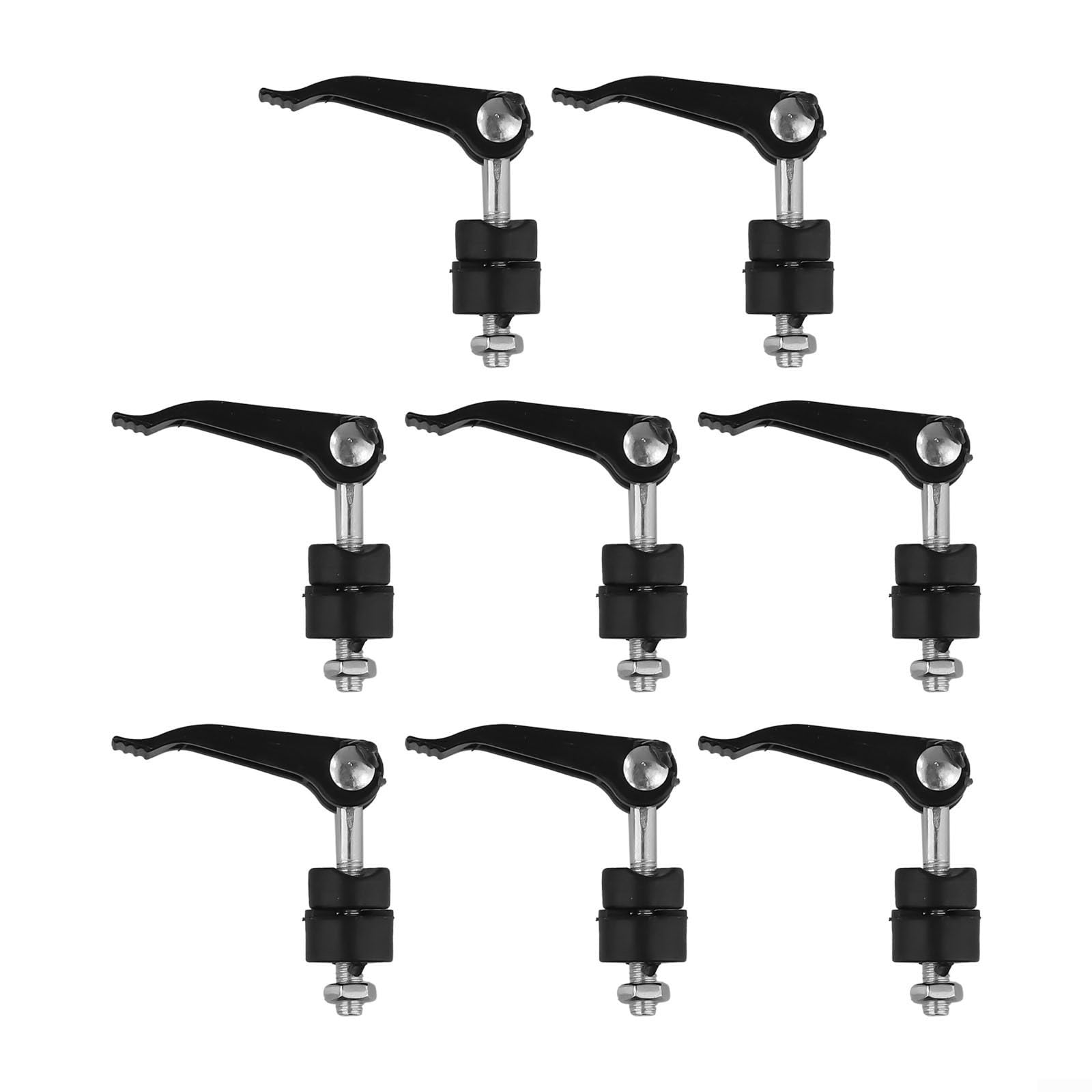 Lawn Mower Handle Knob Nut Bolt Set 8pcs Quick Release Adjustment System Replacement Parts with Enhanced Grip