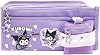 Sanrio Kuromi Purple High Capacity Multi-Eye Pen Holder Pencil Case