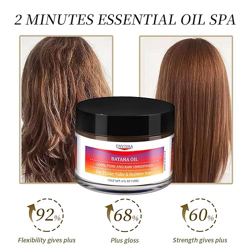 Miniatura 5 de Aceite de batana 100% puro y natural, aceite de batana Dr. Sebi de Honduras, nutre fortalece prevenir la pérdida de cabello, evita el cabello seco y