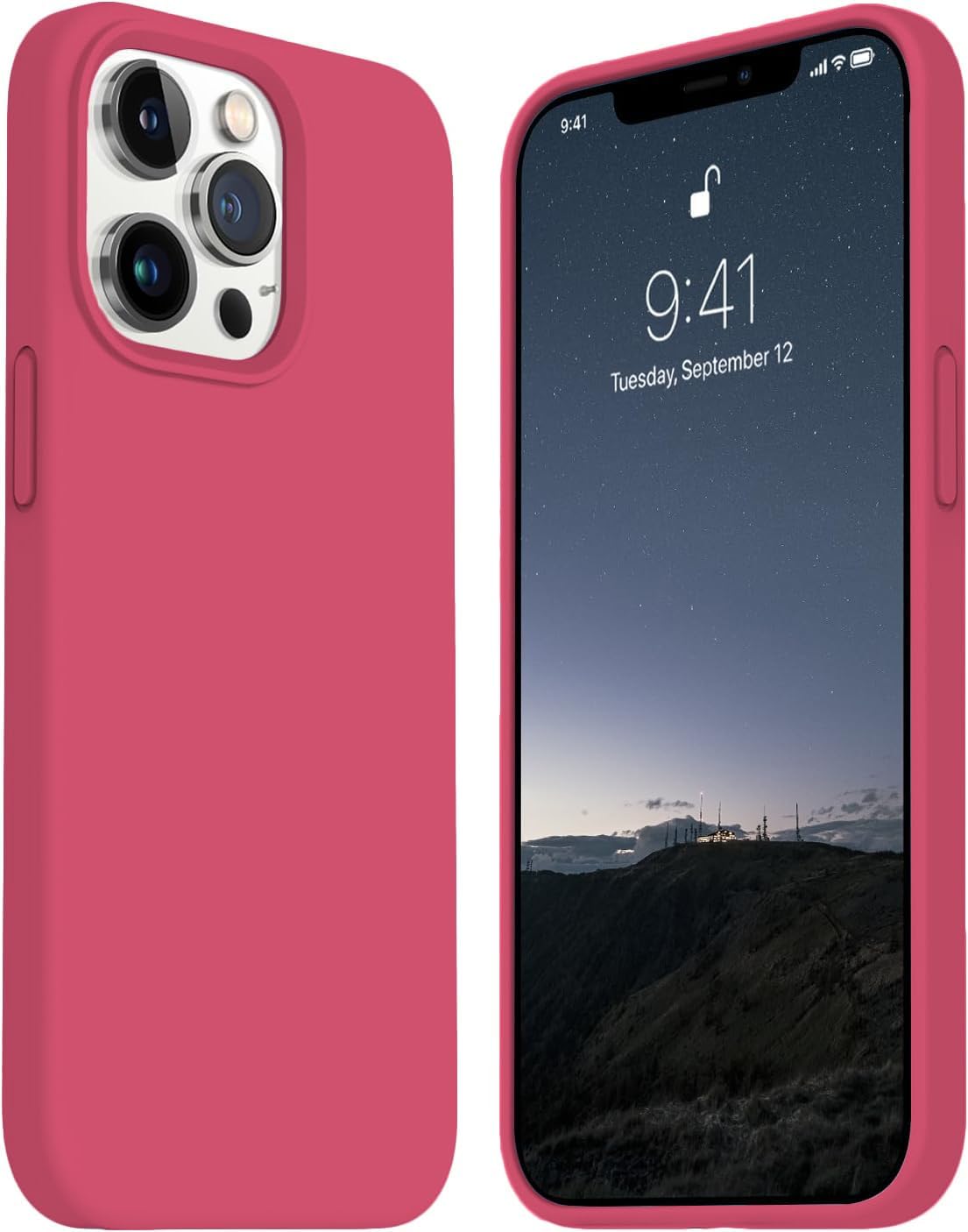 DIZORO Microfiber Candy Case Compatible for iPhone 13 Pro Max