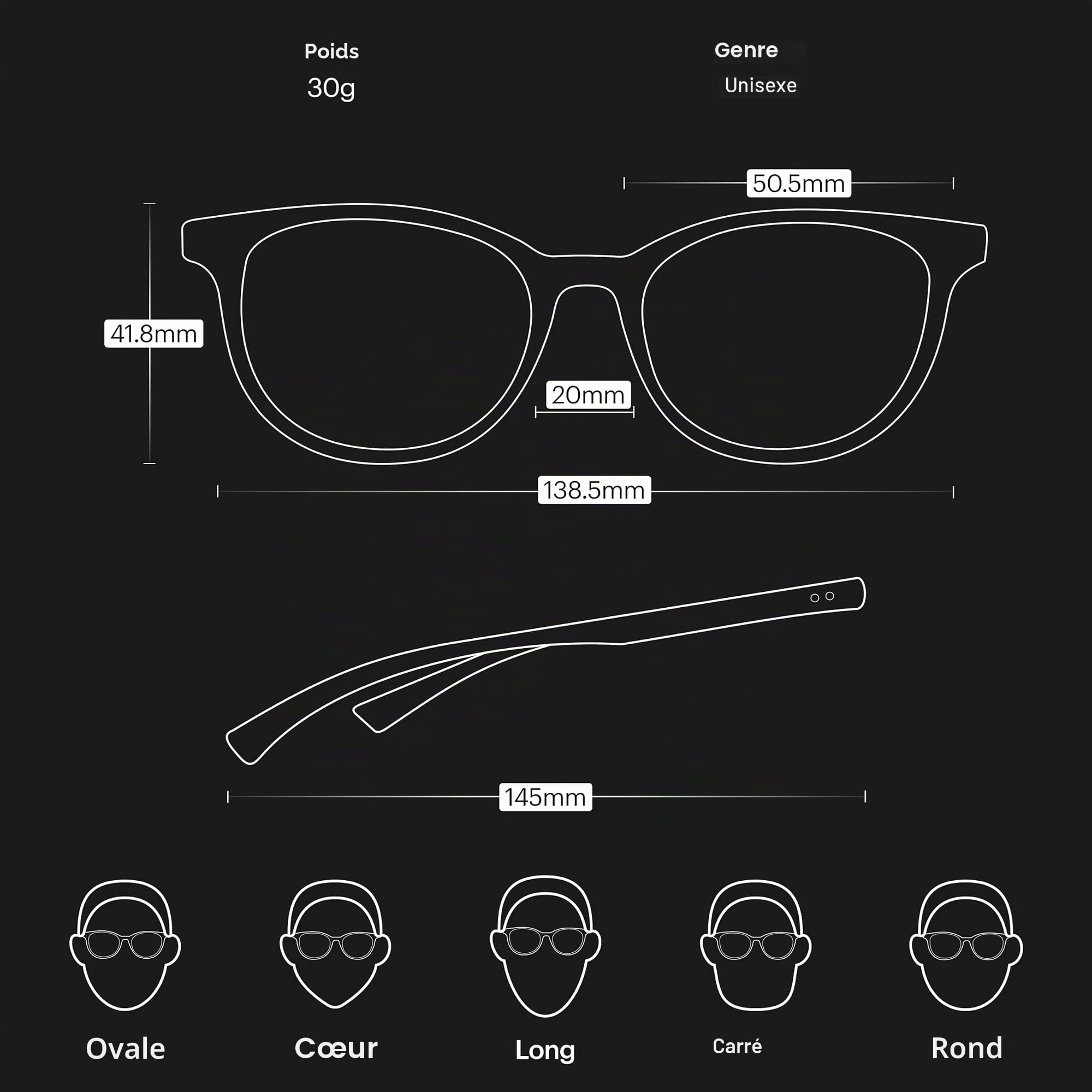 ULTRAHUMAN Lunettes anti-lumière bleue de la série Faraday | Lunettes d'ordinateur et de jeu pour hommes et femmes pour améliorer le sommeil et augmenter la mélatonine de manière naturelle