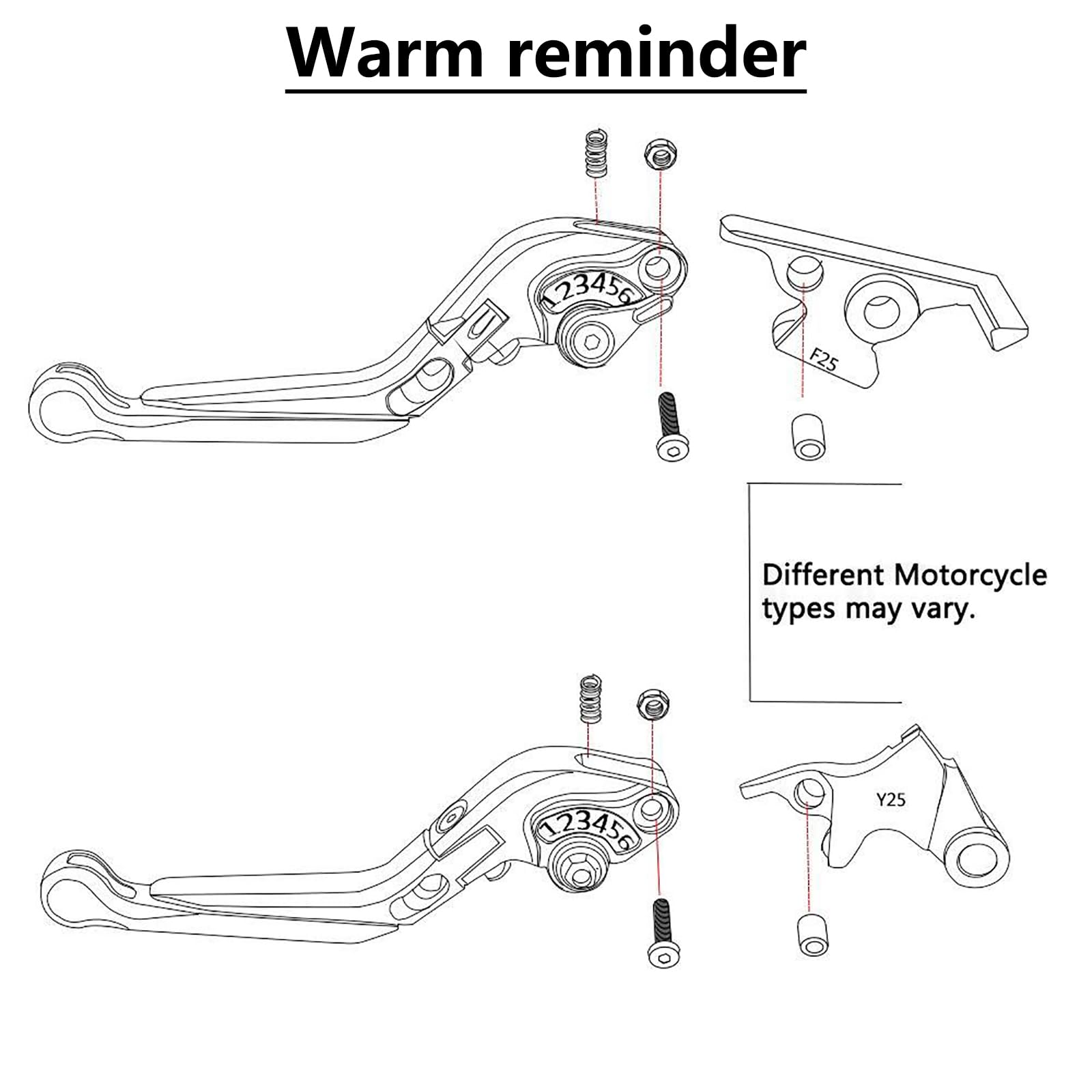 YIEBA Verstellbare Motorrad Brems- & Kupplungshebel Aus Aluminium Für Honda Africa Twin & NT1100