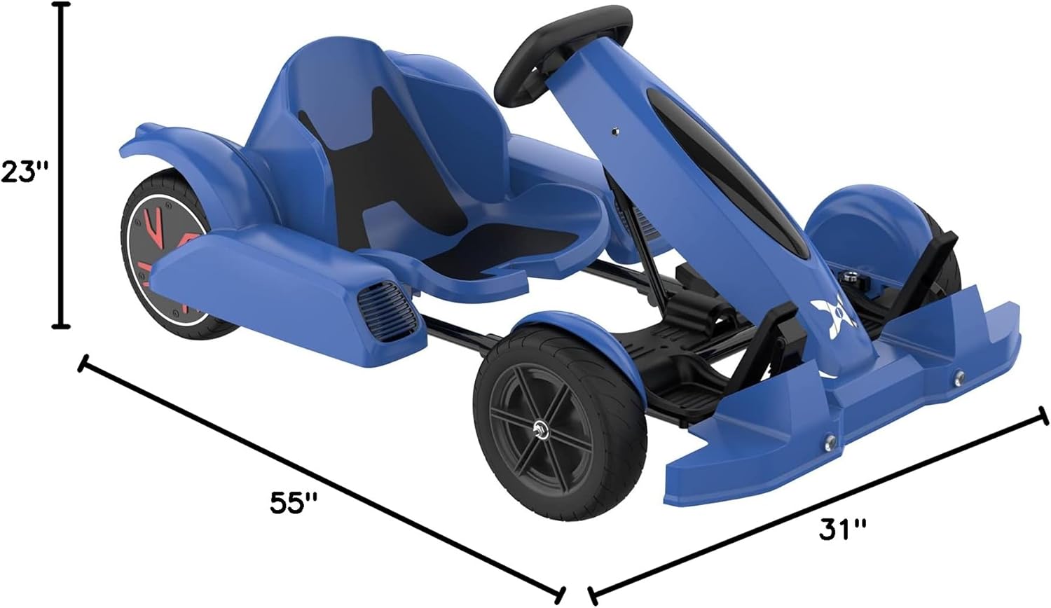 Dimensions of Hover-1 Electric Go-Kart