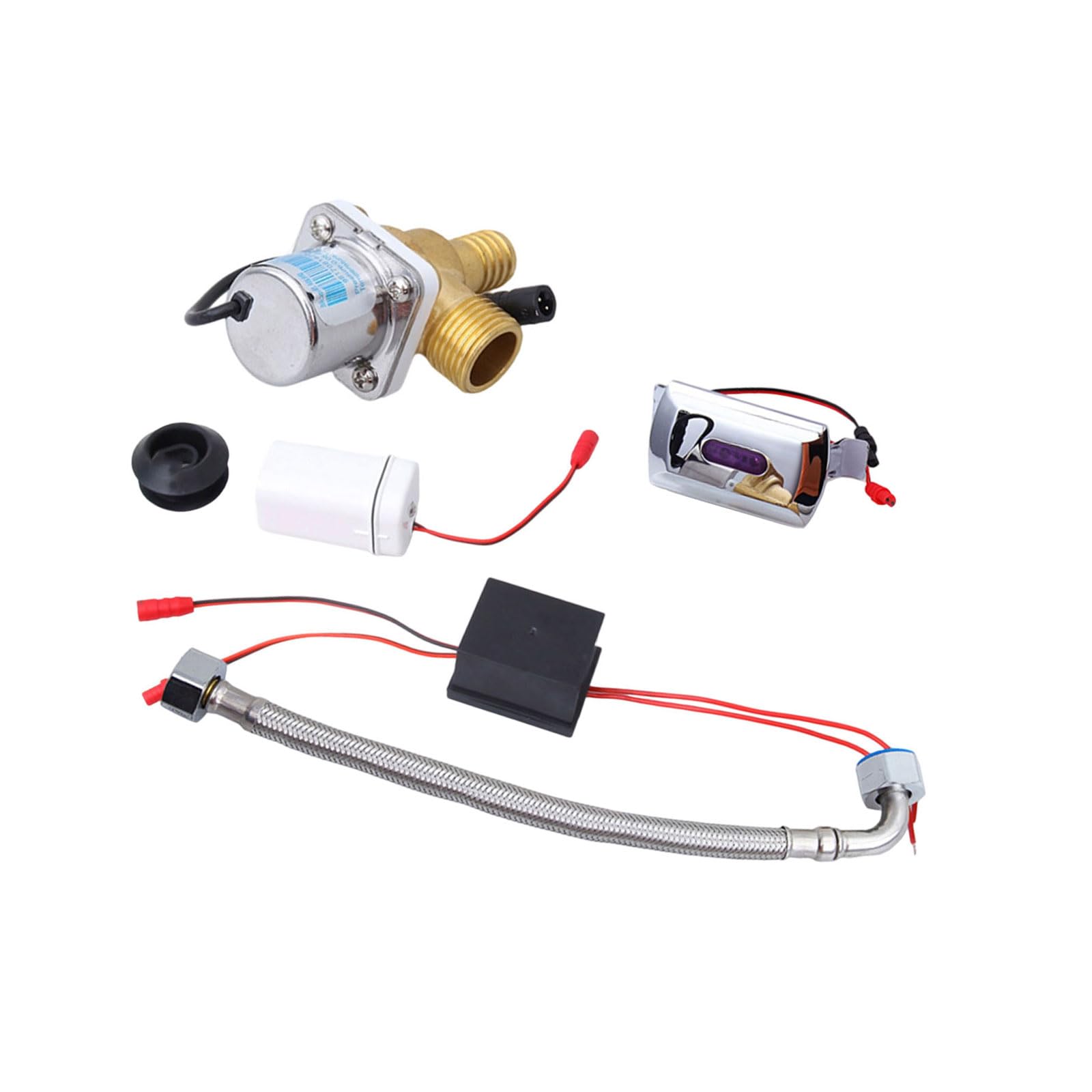 Automatic Urinal Sensors Replacement Urinals Flushing Device Sensors Toilet Urinal Flusher Solenoid Gate Enduring for Toilets Touchless Tanks