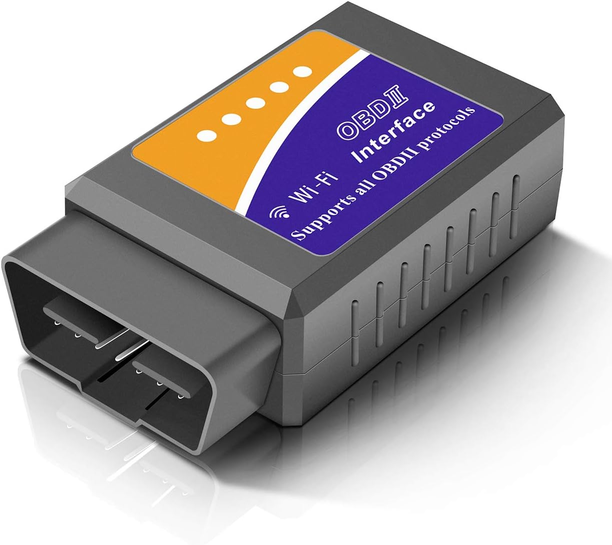 Temfly OBD2 Reader, Car Diagnostic Scanner WiFi OBD2 Scanner Automotive Fault Code Tool Compatible with IOS/Android/Windows Devices for OBDII Universal Cars