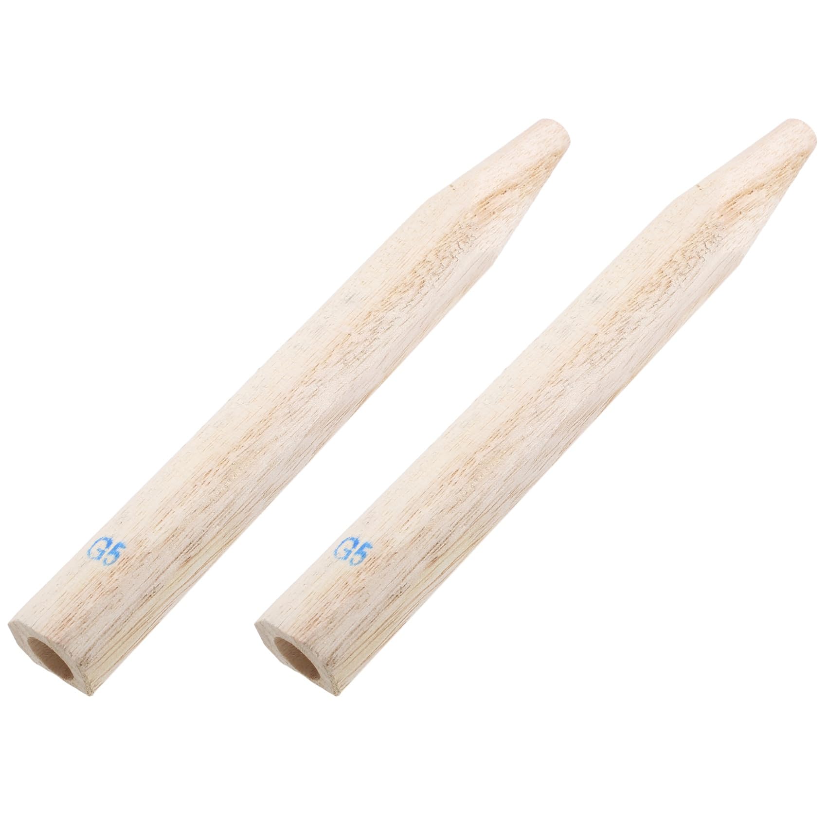 Lot De 2 Poignées En Bois Pour Raquette De Badminton - Taille G6 (ouverture 7,1 Mm) - En Peuplier