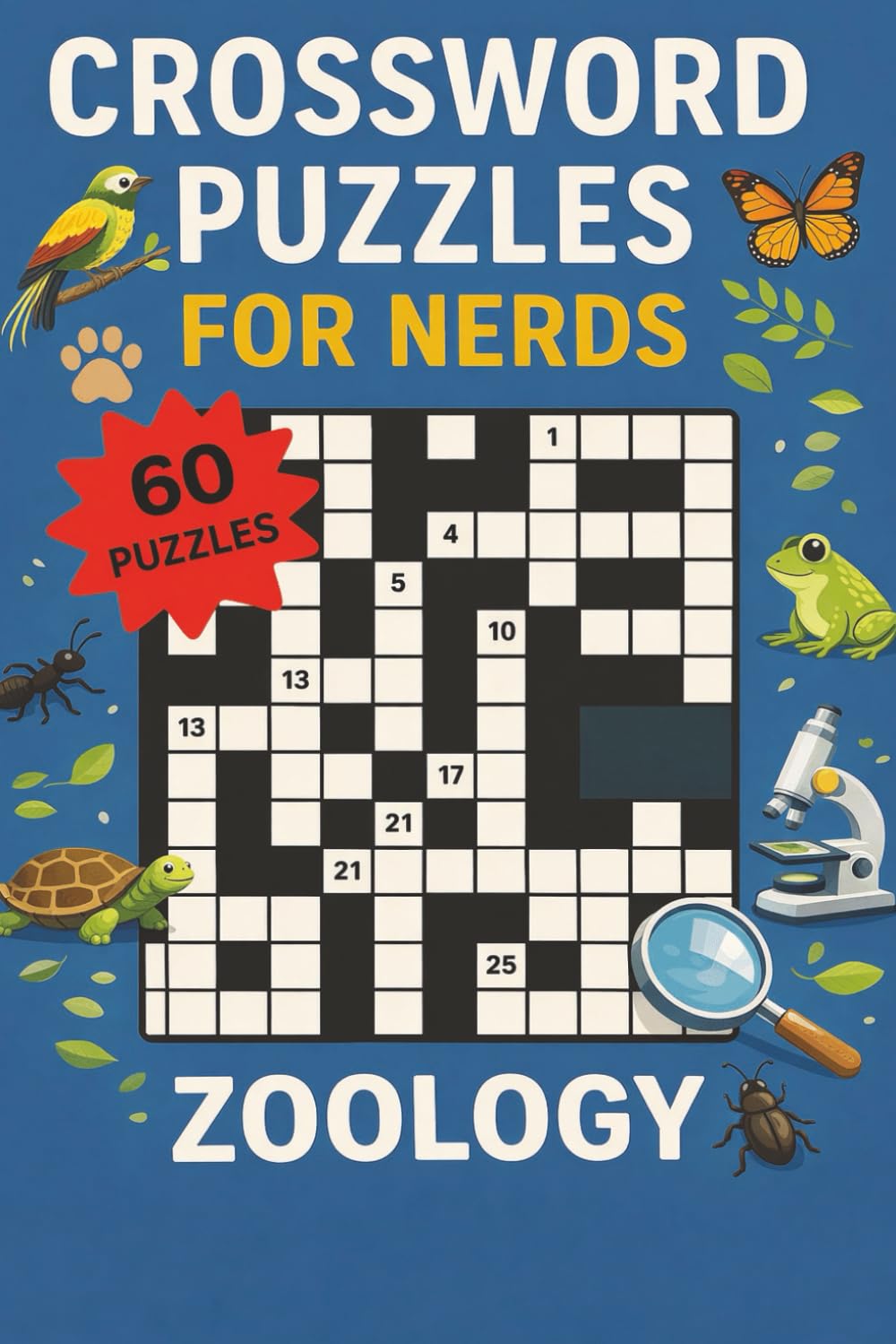 Crossword Puzzles for Nerds – Zoology: A Wildly Smart Puzzle Book for Animal Science Thinkers!