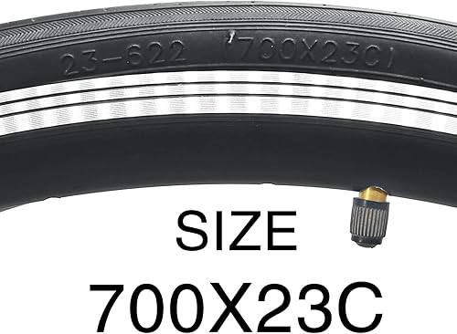 Miniatura 9 de Paquete de 1 o 2 neumáticos para bicicleta de carretera 700X23C25C28C35C con o sin 2 tubos internos, válvula Presta y 2 palancas para neumáticos de