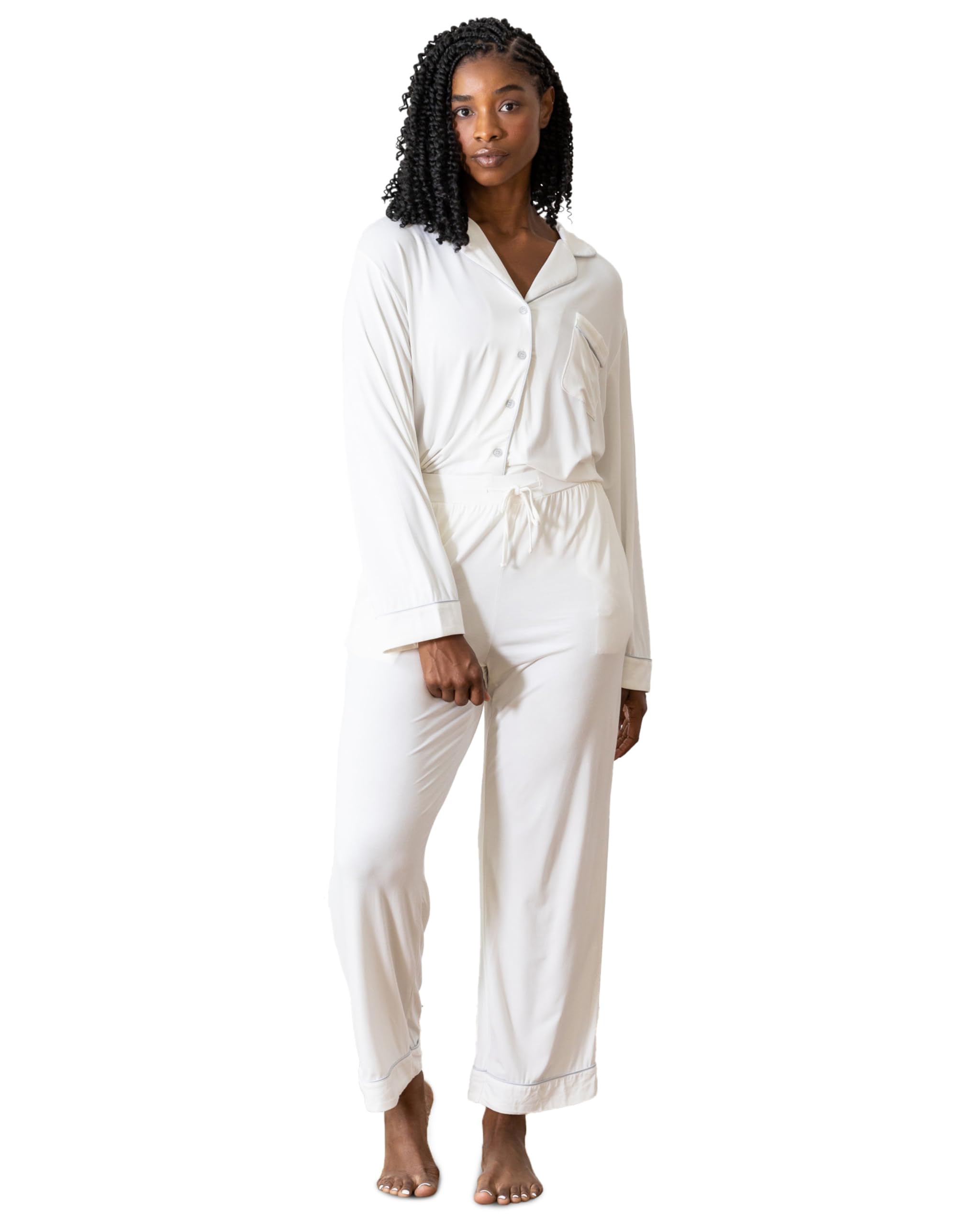Cozy Earth 100% Viscose From Bamboo Long Sleeve Pajama Set