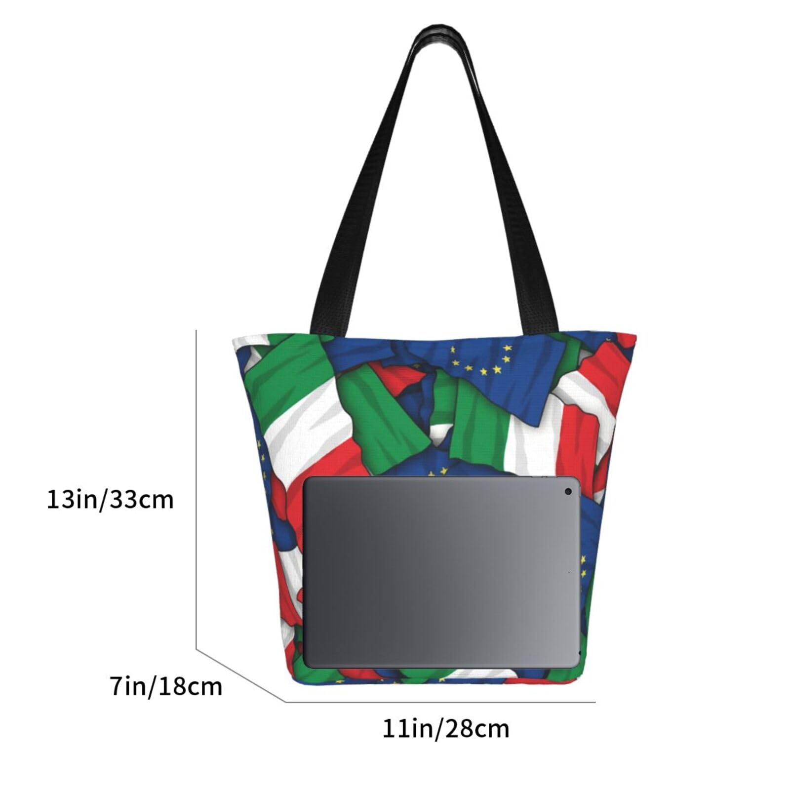 Amazon.co.jp: レディース トートバッグ イタリア 国旗 ハンドバッグ