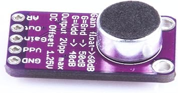 DollaTek MAX9814 Electret MIC Microphone Amplifier Module Auto Gain Control for Arduino