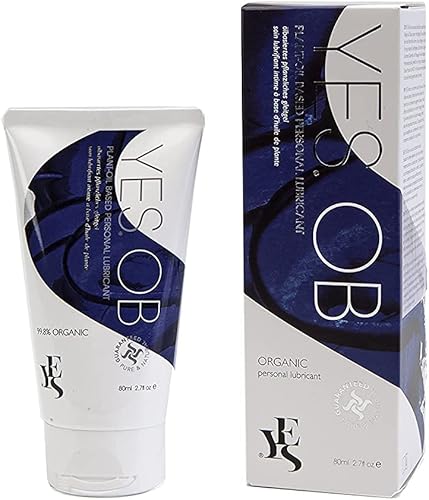 Organic Care YES OB - Lubricante personal a base de aceite vegetal natural orgánico de 2.7 fl oz para mujeres (hipoalergénico, hidratante íntimo,