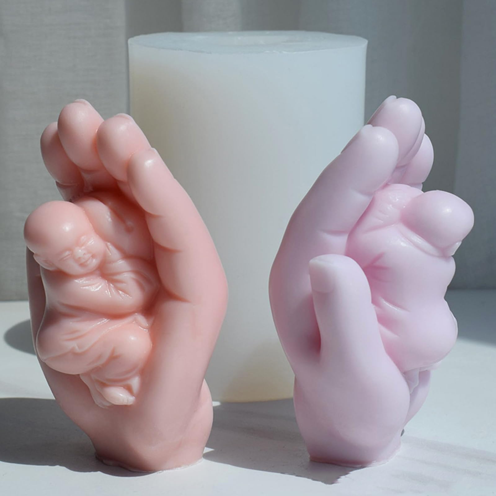 Moule en Silicone pour bébé, forme de gypse, bricolage, plâtre fait à la main, bougies, ornements, artisanat, fabrication de cadeaux à la main, cuisine en Silicone