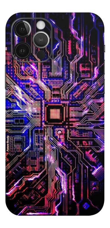 Image of Mobile Skin Sticker Compatible with Apple iPhone 12 Pro Max Skin Not Back Cover, Camera & Back Protector Mobile Skin Wrap; iPhone 12 PRO MAX-KE-325