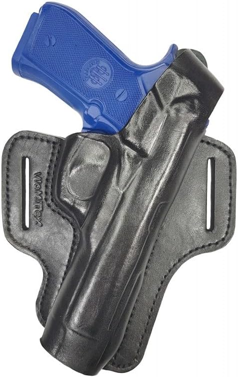 VlaMiTex B7 Leather Pistol Holster Black Fits Beretta 92 92S 92SB 92F 92FS 92D 92DS 96