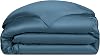 Cozy Earth Luxury Duvet Cover Twin - 100% Viscose from Bamboo - Ultra-Soft, Cooling & Lightweight Duvet Cover - Temperature-Regulating Bedding with Concealed Zip - Pacific Blue