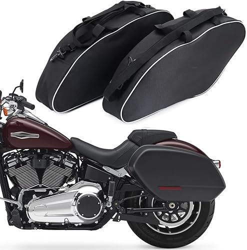 ZYTIGHTER Para Harley FLSB Softail Sport Glide FXLRST Low Rider ST Side Bolsas Bolsas Bolsa Sillín Liner Kit Travel-Packs