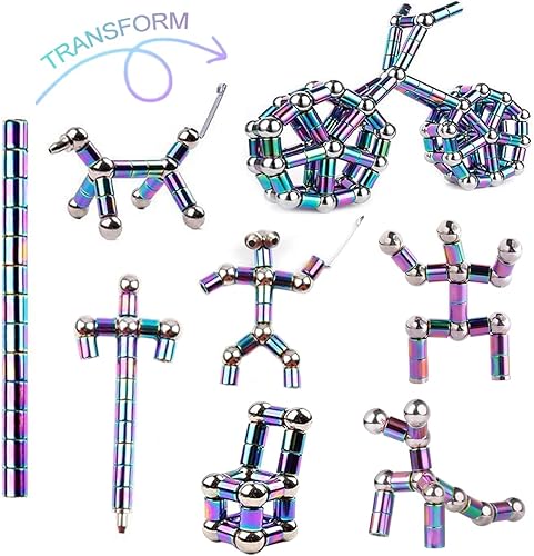 Miniatura 2 de HONBQYCC Bolígrafo magnético Fidgi, bolígrafo magnético Fidgi, bolígrafo métrico Jiki Crush, Crinkle, Crushmetric Switch Strato, Cool Stuff