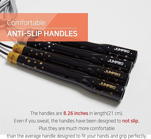 Miniatura 6 de Cuerda de saltar para hombres y mujeres Cuerda de saltar de ejercicio de velocidad para entrenamiento de fitness entrenamiento para todas las