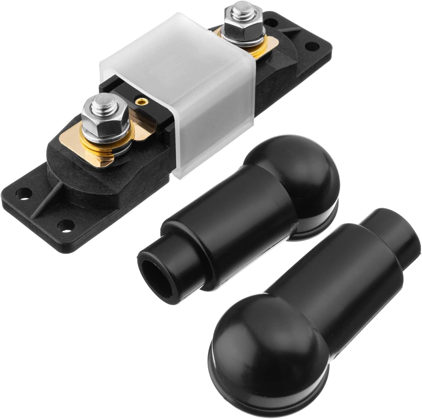 200 Amp ANL Fuse & Holder Kit Black