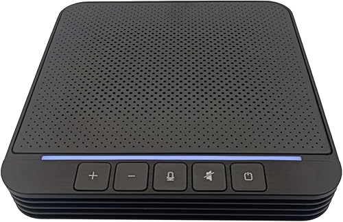 LVC200B Micrófono omnidireccional para sala de conferencias con altavoz, 8 horas de uso, conexión Bluetooth a PC, reducción de ruido inteligente