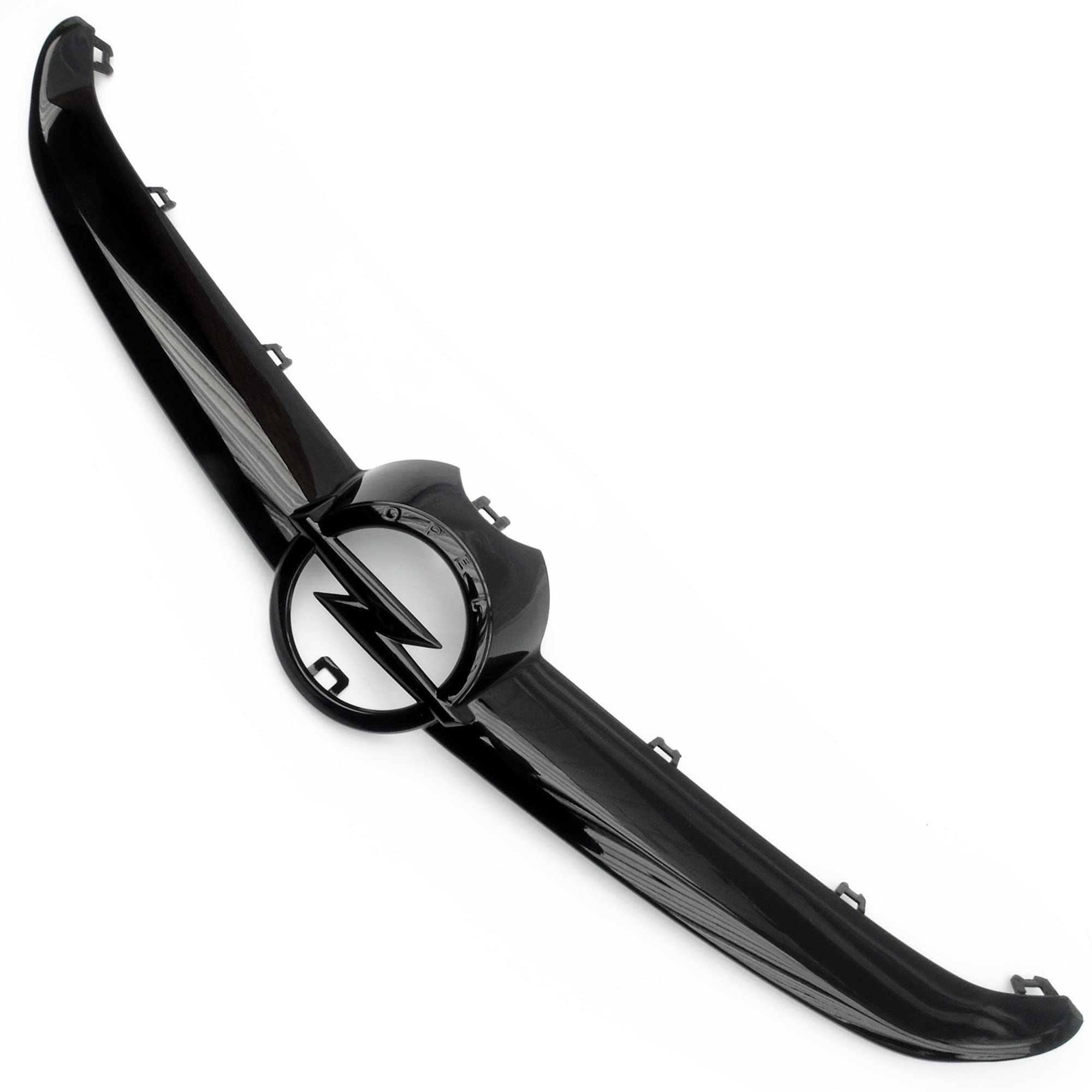 UNDERGROUND PARTS Gloss Black Front Bumper Grille Trim Upgrade