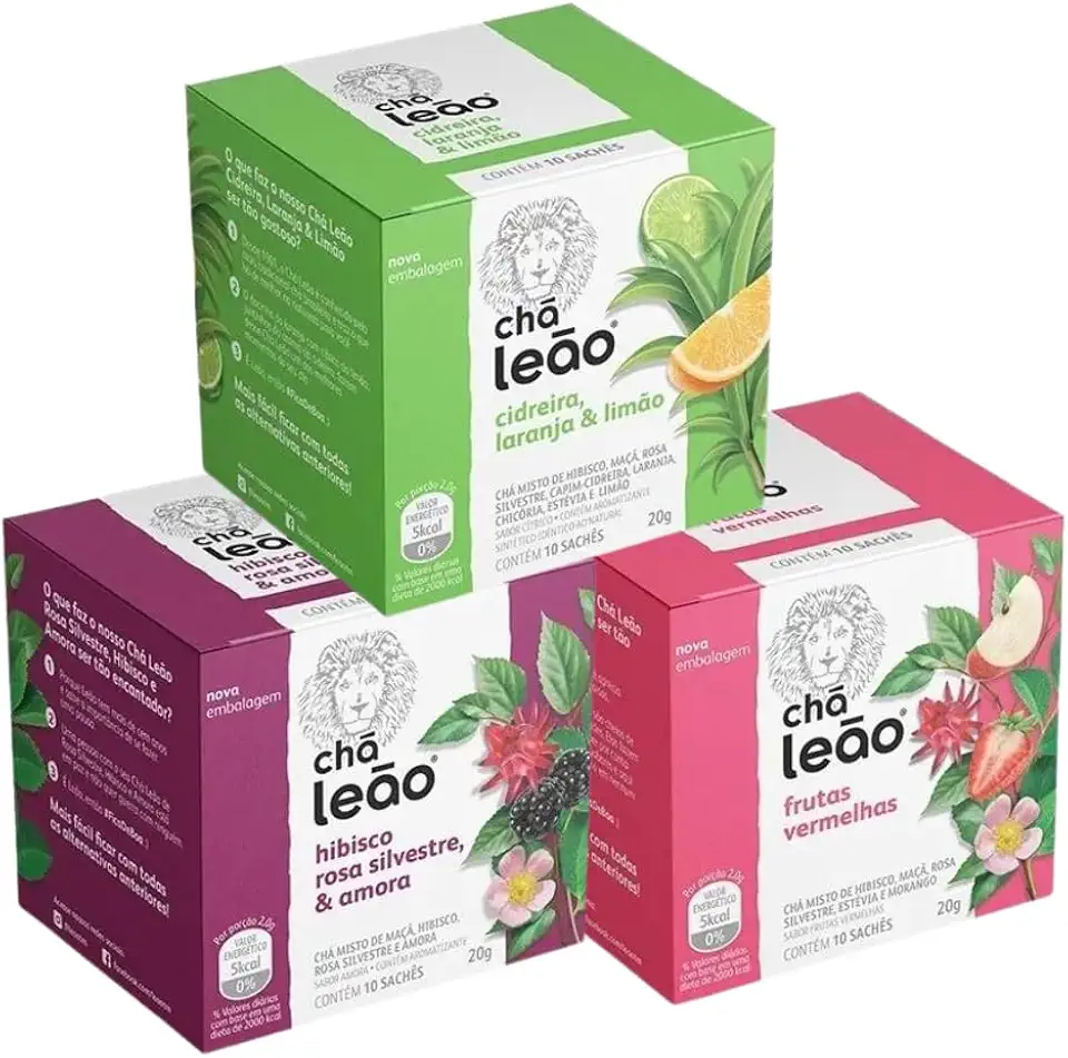 Chá Leão Premium, 30 saquinhos