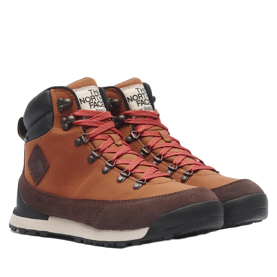 The North Face Men's Back-To-Berkeley IV Textile Wp Boots, Burnt Umber/Mars Dust, 7.5