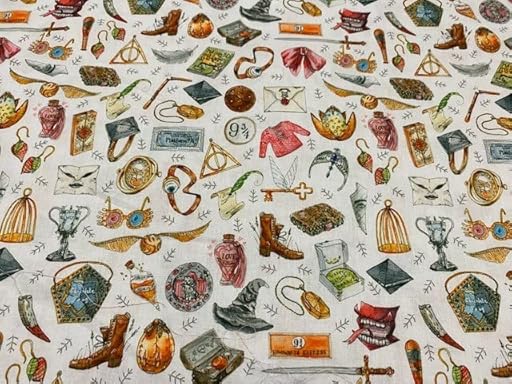 tela de HARRY, tela de Algodón 100%, telas infantiles, tela de labores y manualidades, 1 metro x 140 cms | Ya disponible en tu tienda friki favorita! En mundofriki.es!