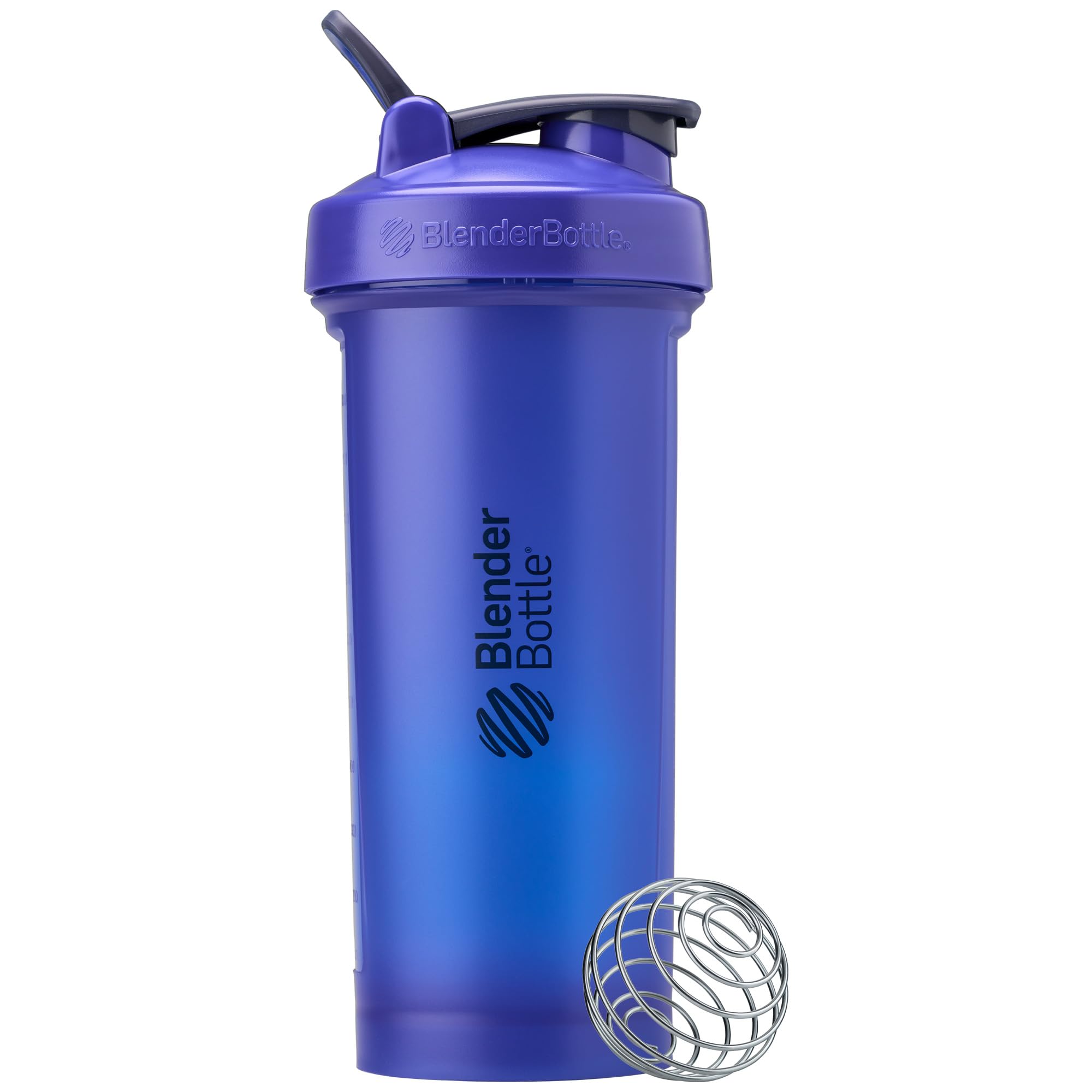 BlenderBottle Classic V2 Shaker Bottle Reflex Blue 45oz (34oz Max Fill) | Patented Mixing System for Protein Shakes & Smoothies - main product image