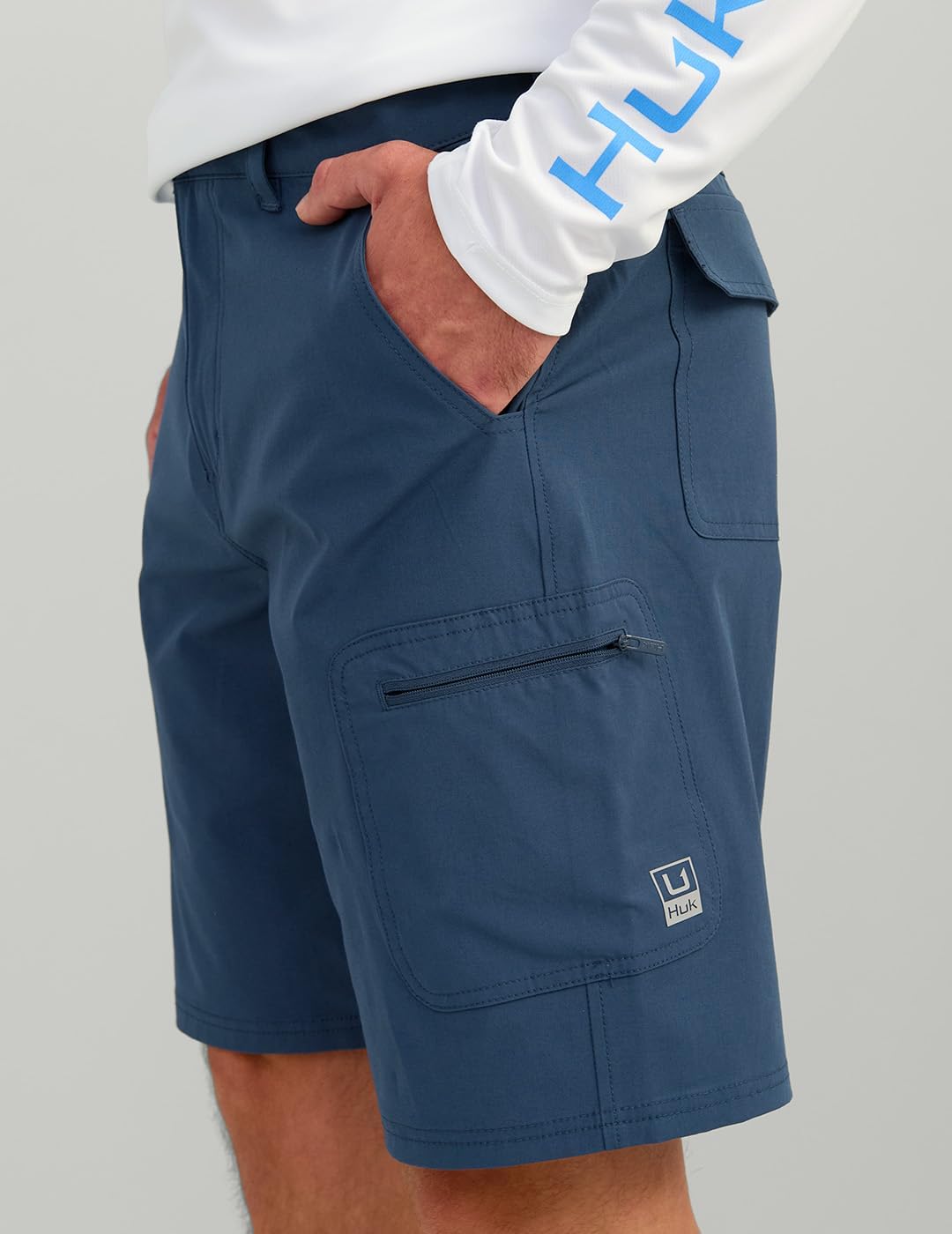 HUK Mens Next Level 10.5" Short, Quick-Drying Fishing Shorts for Men - Image 4