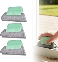 Vista 9 de Limpiador mágico de rieles de ventana, juego de herramientas de cepillo de limpieza de ranura de ventana, juego de herramientas de limpieza