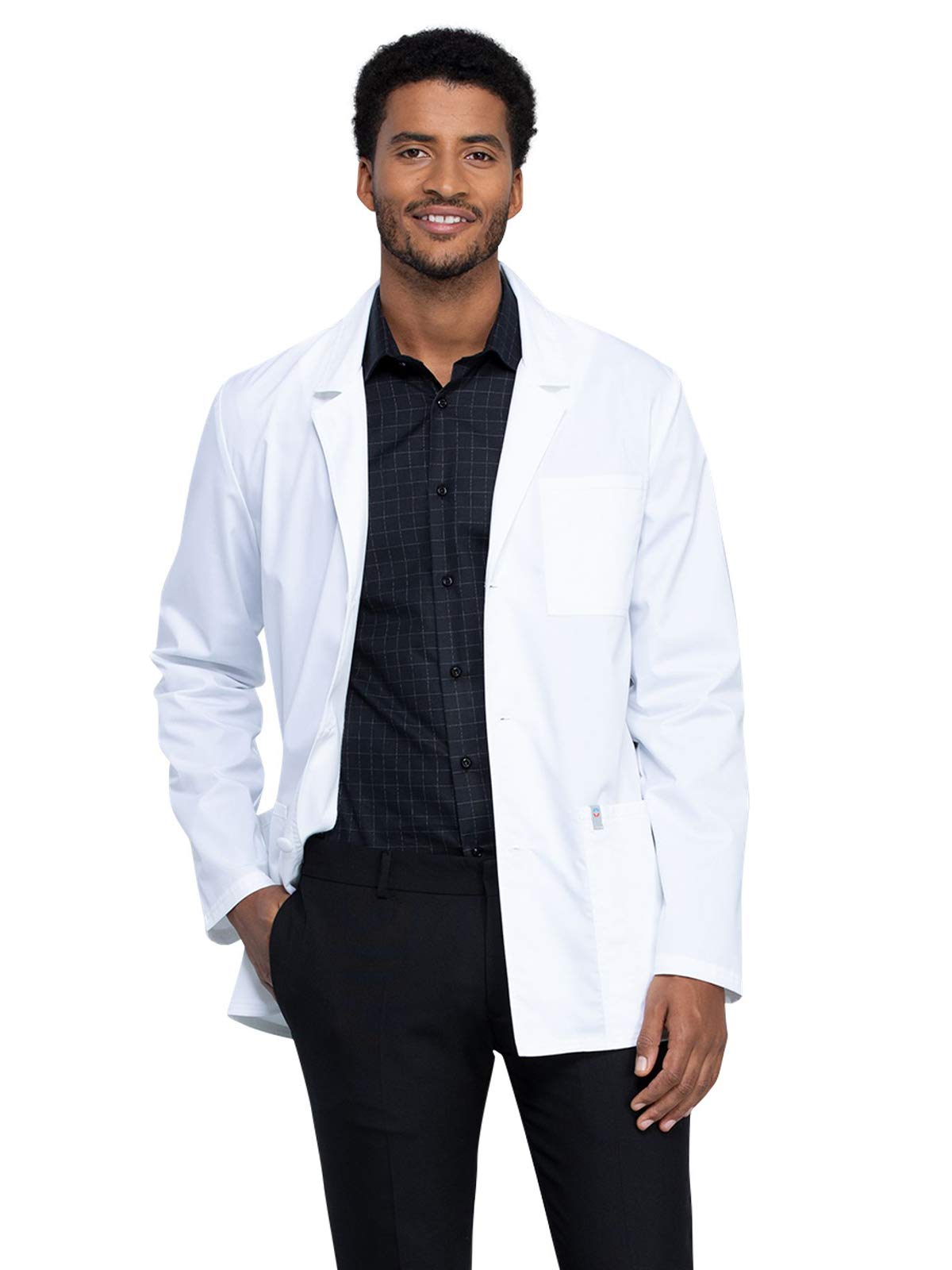 CherokeeMen Scrubs Lab Coat Workwear Revolution Tech 32" Consultation WW400AB