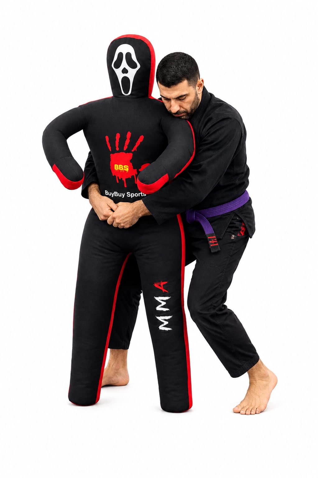 KaufenKaufen Sport MMA Training, Brazilian Jiu Jitsu, BJJ Bag, Judo Kampfsport und Fitnesstraining, Boxdummy, Grappling Dummy, Boxsack Dummy, Fighting, Wrestling, Wurfdummy Stehposition- ungefüllt