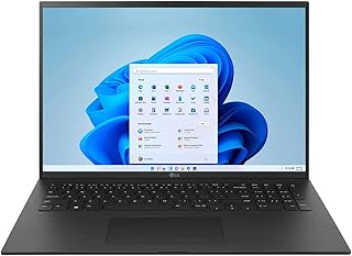 Latest LG Gram Ultralight Laptop | 17" WQXGA IPS Display | Intel 12-Core i7-1260P | 16GB LPDDR4 512GB+1TB NVMe SSD | Iris Xe Graphics | WiFi 6E | HDMI | USB-C | Backlit | Windows 11 Pro
