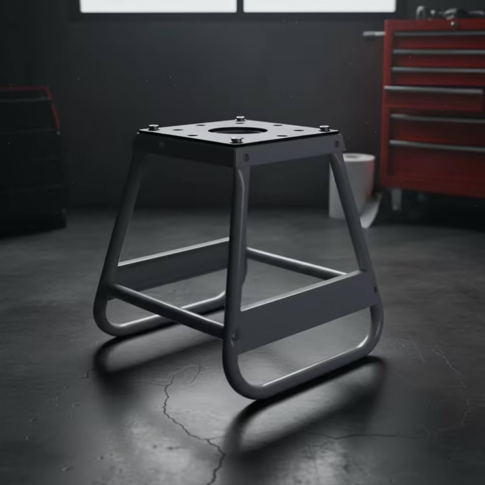 Soporte de Reparación de Motocicleta Soporte Elevador Caballete Base Taller Hierro Resistente Elevación Estable Adecuado para Mantenimiento de Cadena