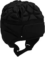 Capacete de futebol americano EVA à prova de choque, anti-colisão e dissipação de calor Capacete de futebol americano Corda ajustável anti-amortecimento para escalada em rocha para futebol(Preto)